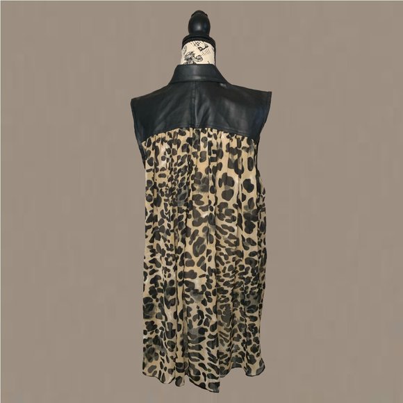 Ashley Stewart Leopard Print Blouse - Picture 2 of 2